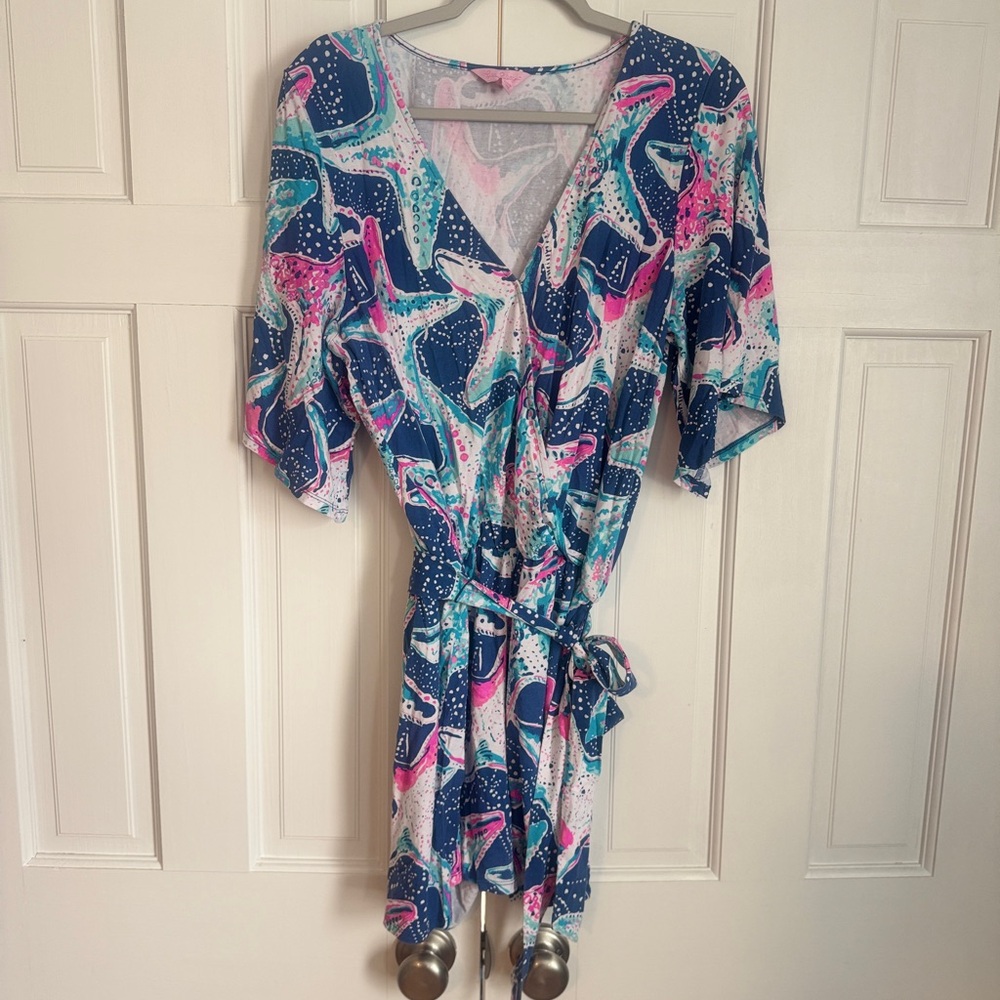 Lilly Pulitzer Romper - Pink & Blue